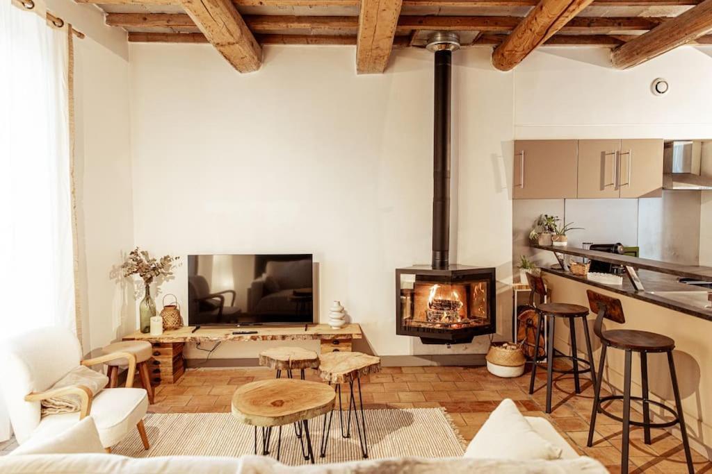 Maison De Village Barbentane Avec Spa ภายนอก รูปภาพ